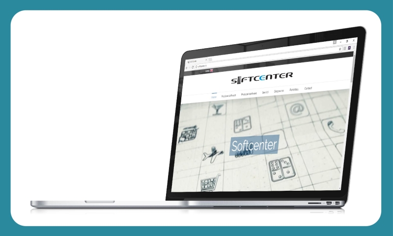 Site Softcenter creat de Tell Agency